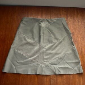 Zara size S suede and pleather mini skirt